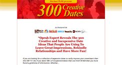 Desktop Screenshot of creativedateideas.com